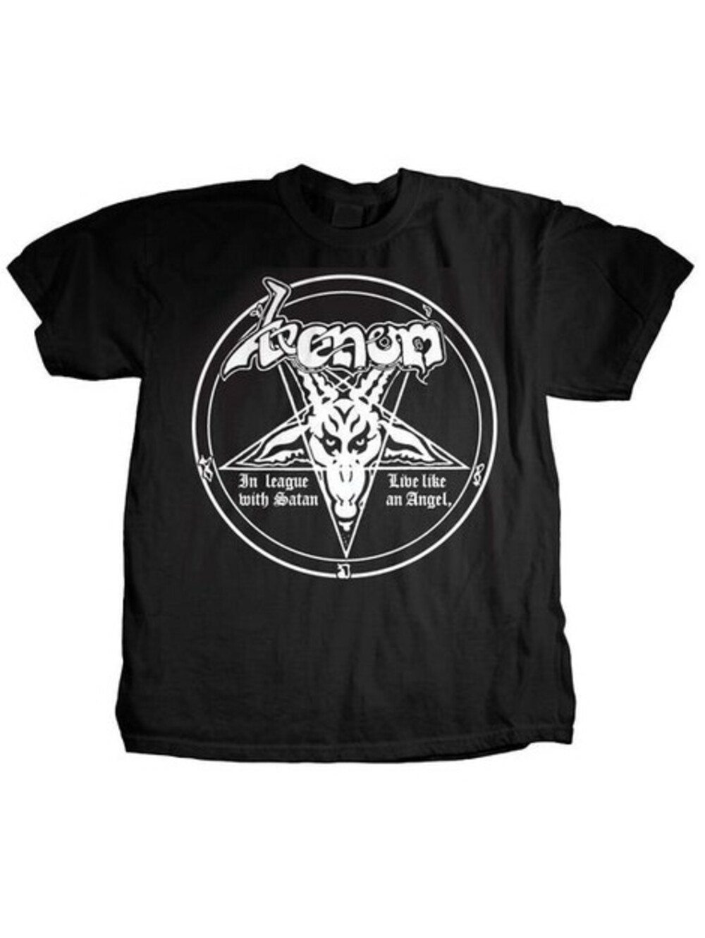 VENOM - IN LEAGUE WITH SATAN T SHIRT official, black metal, thrash metal